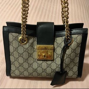 Gucci Padlock small GG shoulder bag